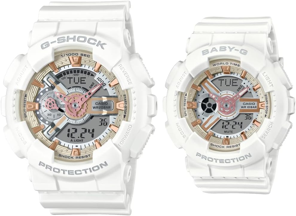 G PRESENTS LOVER'S COLLECTION 2024 G-SHOCK × BABY-G ペアウォッチ LOV-24A-7AJR ホワイト